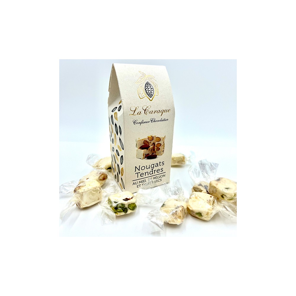 nougat tendre maison pistache amandes noisette